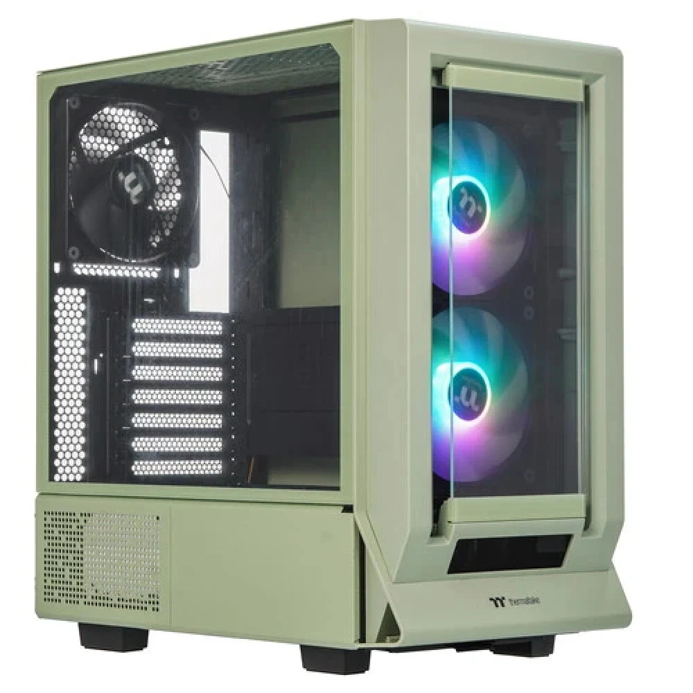 Компьютерный корпус, Thermaltake, Ceres 350 MX Matcha Green, CA-1Z3-00MEWN-00, Mid Tower, ATX/M-ATX/M-ITX/E-ATX, USB 3.2 Type-C*1, USB 3.0*2, HD Audio+Mic, 2*140мм CT140 ARGB вентилятор, 1*140мм CT1