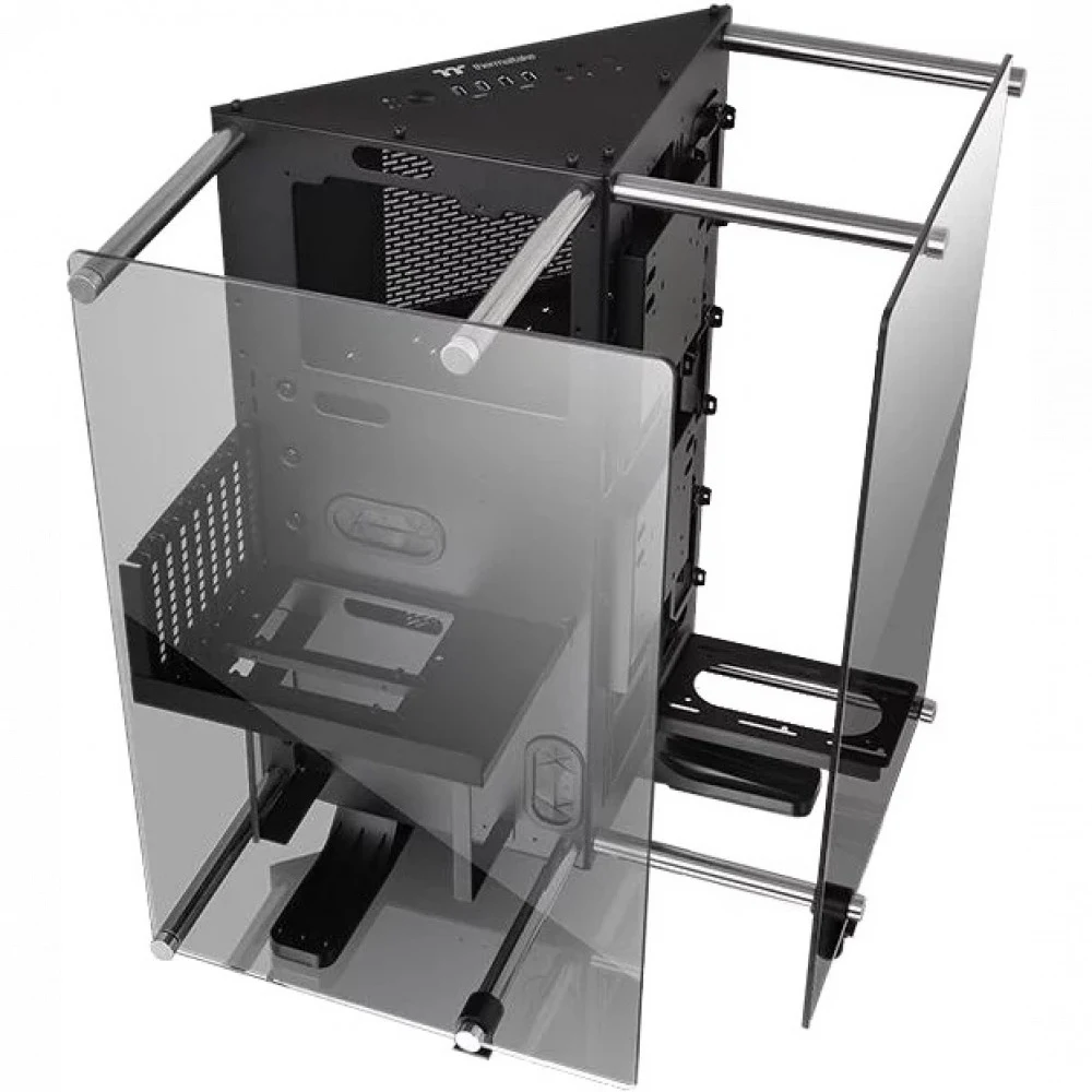 Компьютерный корпус, Thermaltake, Core P90 TG, CA-1J8-00M1WN-00, Mid Tower, ATX/M-ATX/Mini-ITX, USB 3.2 (Gen 2) Type-C*1, USB 3.0*2, USB 2.0*2, HD Audio, Высота процессорного куллера до 180 мм, Длин