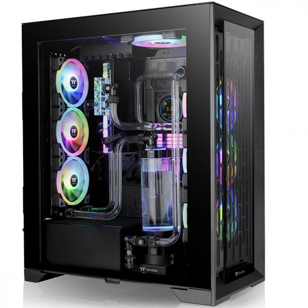 Компьютерный корпус, Thermaltake, CTE T500 TG ARGB, CA-1X8-00F1WN-01, Full Tower, Mini-ITX/M-ATX/ATX/E-ATX, USB 3.0*2/Type C*1, HD-Audio+Mic, Кулер 3*140 мм CT140 ARGB fan, Высота процессорного куле