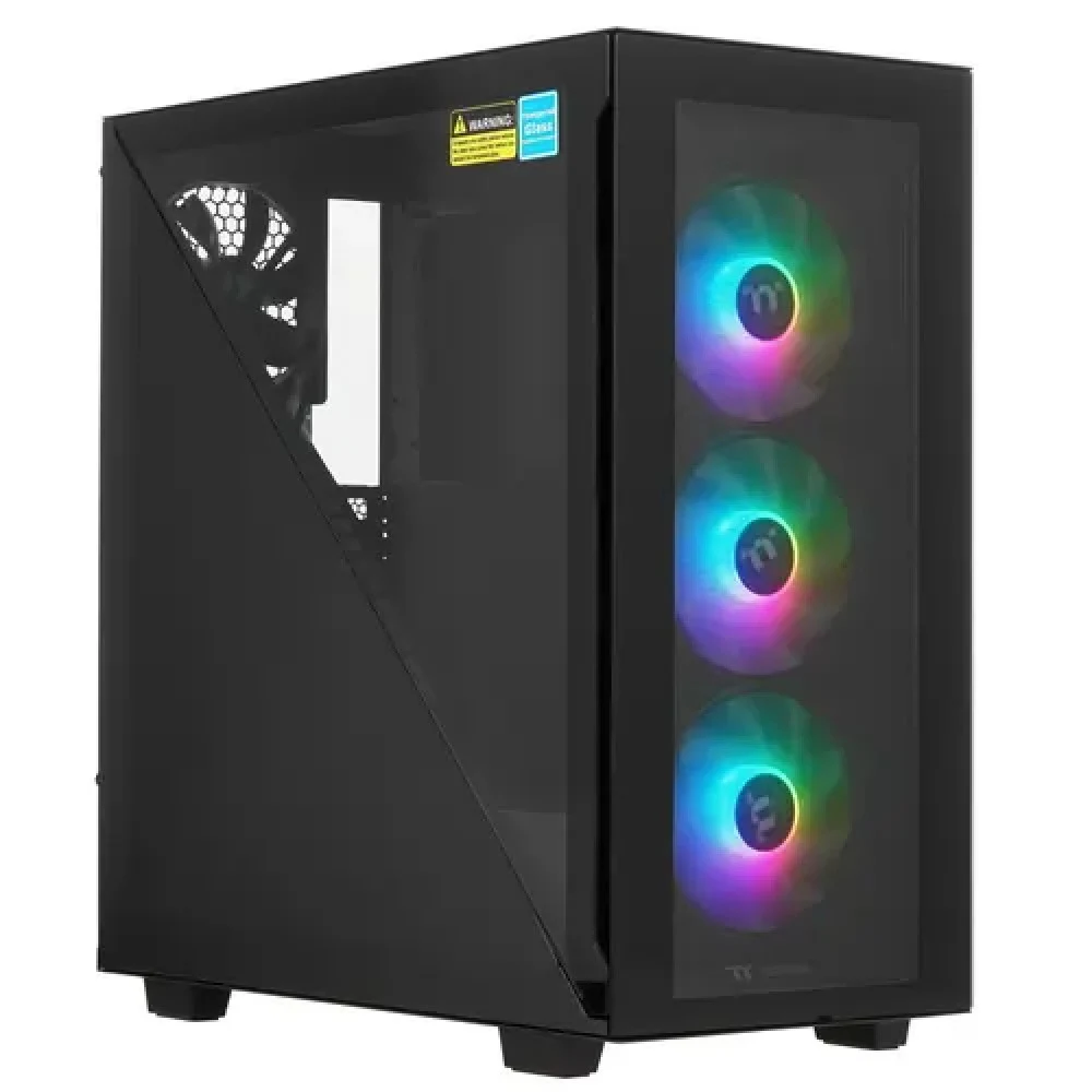 Корпус Thermaltake Divider 300 TG ARGB CA-1S2-00M1WN-01 Black/Win/SPCC/Tempered Glass*2/120mm Standard Fan*1/120mm CA-1S2-00M1WN-01 ARGB Fan*3 (527453)