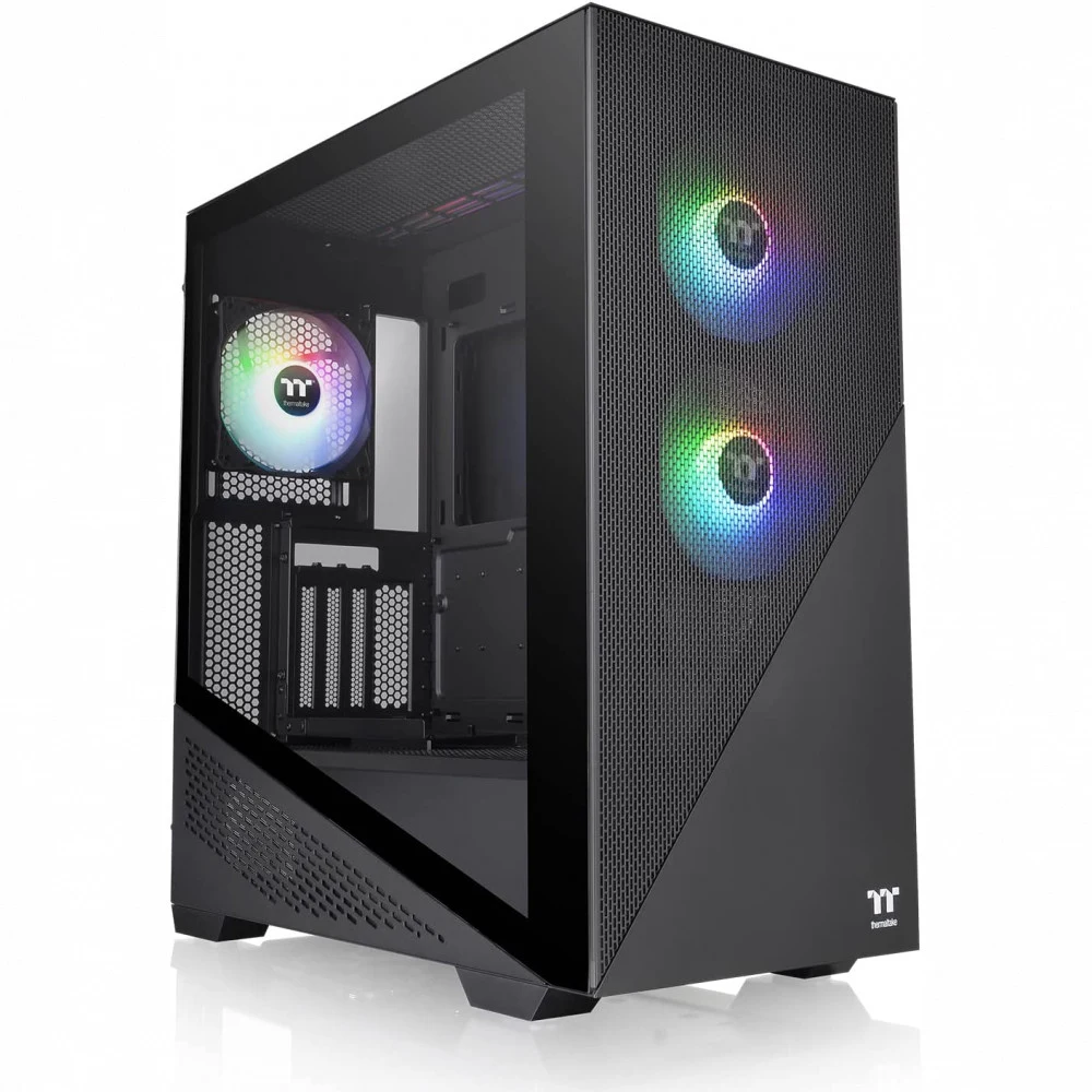 Компьютерный корпус, Thermaltake, Divider 370 TG ARGB, CA-1S4-00M1WN-00, Mid Tower, ATX/M-ATX/Mini-ITX/E-ATX, USB 3.0*2, HD Audio*1, 3*120мм ARGB PWM fan, Высота процессорного куллера до 170 мм, Дли