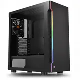 Корпус Thermaltake H200 TG RGB черный без БП ATX 2xUSB3.0 audio bott PSU [CA-1M3-00M1WN-00]