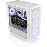 Корпус Thermaltake S250 TG ARGB Mid Tower Chassis (CA-1Y6-00M1WN-00) Snow White/Win1 SPCC/Tempered Glass* 1/CT120 ARGB White Fan*4/Brown Box