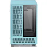 Компьютерный корпус, Thermaltake, The Tower 100 Turquoise, CA-1R3-00SBWN-00, SPCC, Tempered Glass*3, Mini-ITX, USB 3.2 (Gen 2) Type-C x 1, USB 3.0 x 2, 1 х 120 мм (верхн.панель), 1 х 120 мм (задн.па