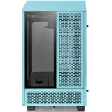 Компьютерный корпус, Thermaltake, The Tower 100 Turquoise, CA-1R3-00SBWN-00, SPCC, Tempered Glass*3, Mini-ITX, USB 3.2 (Gen 2) Type-C x 1, USB 3.0 x 2, 1 х 120 мм (верхн.панель), 1 х 120 мм (задн.па