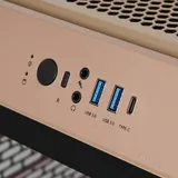 Корпус Thermaltake The Tower 300 Gravel Sand, Micro Tower, mITX, Brown, 3x3.5"/3x2.5"HDD, Mic+Audio