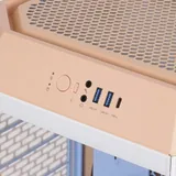 Корпус Thermaltake The Tower 300 Peach Fuzz, Micro Tower, mITX, Peach, 3x3.5"/3x2.5"HDD, Mic+Audio