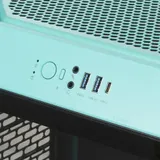 Корпус Thermaltake The Tower 300 Turquoise без БП mATX 11x120mm 5x140mm 2xUSB3.0 1xUSB3.1 audio bott PSU