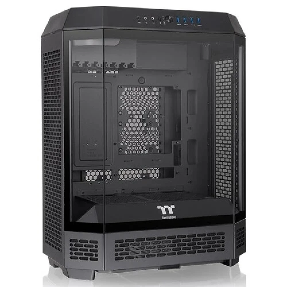 Компьютерный корпус, Thermaltake, The Tower 600 Black, CA-1Z1-00M1WN-00, Mid Tower, ATX / M-ATX / M-ITX, Type-C*1, USB 3.0*4, HD+Audio*1, 2*140мм вентиляторы, Высота процессорного кулера до 210мм, Д