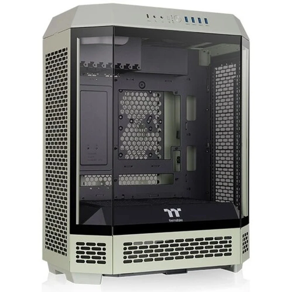 Компьютерный корпус, Thermaltake, The Tower 600 Matcha Green, CA-1Z1-00MEWN-00, Mid Tower, ATX / M-ATX / M-ITX, Type-C*1, USB 3.0*4, HD+Audio*1, 2*140мм вентиляторы, Высота процессорного кулера до 2