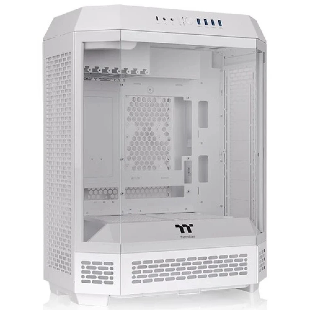 Компьютерный корпус, Thermaltake, The Tower 600 White, CA-1Z1-00M6WN-00, Mid Tower, ATX / M-ATX / M-ITX, Type-C*1, USB 3.0*4, HD+Audio*1, 2*140мм вентиляторы, Высота процессорного кулера до 210мм, Д
