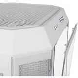 Компьютерный корпус, Thermaltake, The Tower 600 White, CA-1Z1-00M6WN-00, Mid Tower, ATX / M-ATX / M-ITX, Type-C*1, USB 3.0*4, HD+Audio*1, 2*140мм вентиляторы, Высота процессорного кулера до 210мм, Д