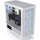 Компьютерный корпус, Thermaltake, V350 TG ARGB Air Snow, CA-1S3-00M6WN-03, Micro ATX/Mini ITX, USB 3.2 (Gen 2) Type-Cx1/USB 3.0x2, 2*3.5/ 2*2.5, HD Audio x1, Высота процессорного куллера до 160 мм,
