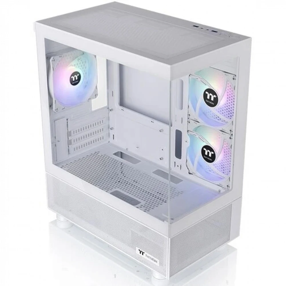 Компьютерный корпус, Thermaltake, View 170 TG ARGB Snow, CA-1Z4-00M6WN-00, Mini ITX/MicroATX, 1*3.5"/2*2.5", Высота кулера до 160 мм, Длина VGA до 340 мм, 419 x 205 x 467 мм, Без Б/П, Белый