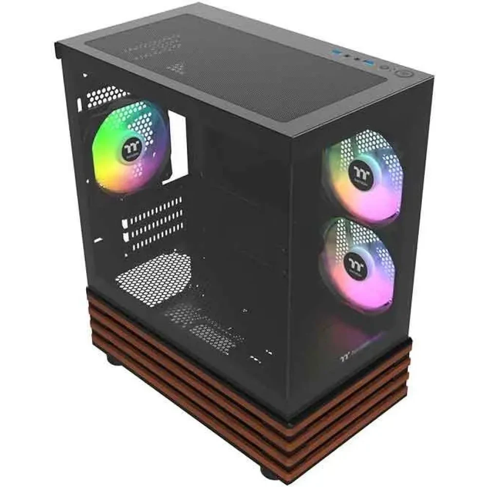 Компьютерный корпус, Thermaltake, View 170 WS ARGB, CA-1Z4-00M1WN-WS, M-ATX / M-ITX, 1*3.5"/2*2.5", Высота кулера до 160 мм, Длина VGA до 340 мм, 438 x 214 x 381.4 мм, Без Б/П, Черный