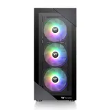 Компьютерный корпус, Thermaltake, View 200 TG Black ARGB, CA-1X3-00M1WN-00, ATX/Micro ATX/Mini ATX, 2*USB3.0, HD-Audio, Высота кулерного процессора 166мм, VGA 300mm, Без Б/П, 460*210*395,3мм, Чёрный