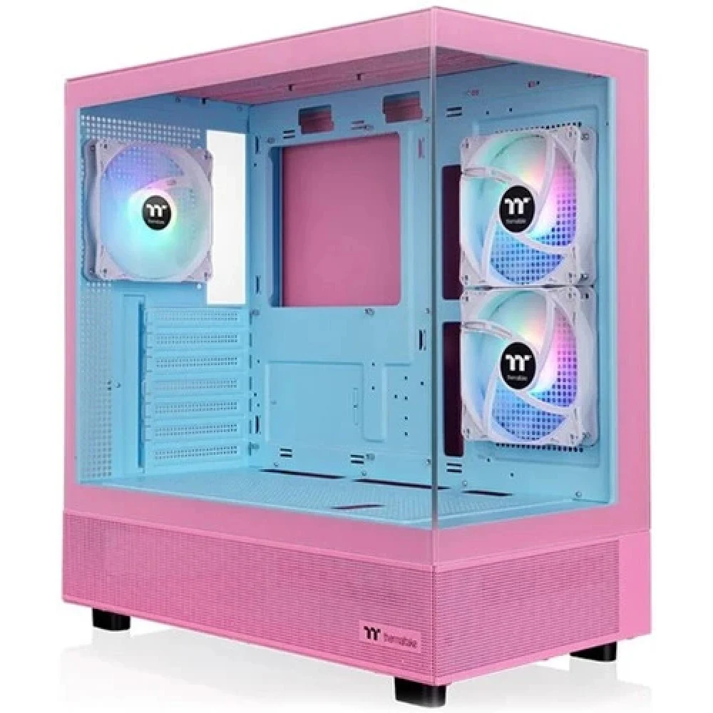 Компьютерный корпус, Thermaltake, View 270 Plus TG ARGB Bubble Pink, CA-1Y7-00MAWN-00, Mid Tower, ATX/M-ATX/Mini ATX, USB3.0*2, HD-Audio, 3*120мм ARGB Lite fan, Высота кулерного процессора 166мм, Дл
