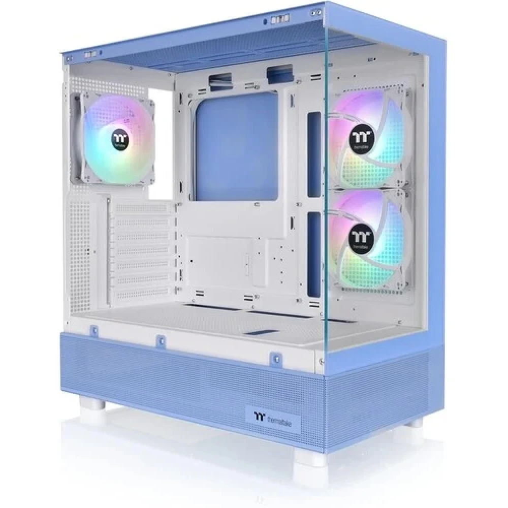 Компьютерный корпус, Thermaltake, View 270 Plus TG ARGB Hydrangea Blue, CA-1Y7-00MFWN-01, Mid Tower, ATX/M-ATX/Mini ATX, USB3.0*2, HD-Audio, 3*120мм ARGB Lite fan, Высота кулерного процессора 166мм,