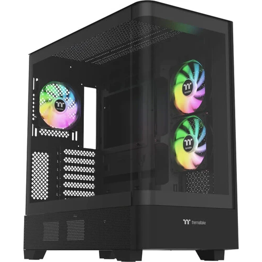 Компьютерный корпус, Thermaltake, View 290 Black, CA-11G-00M1WN-00, ATX / Micro-ATX / Mini-ITX, 2*3.5", Высота кулера до 180 мм, Длина VGA до 450 мм, 497 x 242 x 477 мм, Без Б/П, Черный