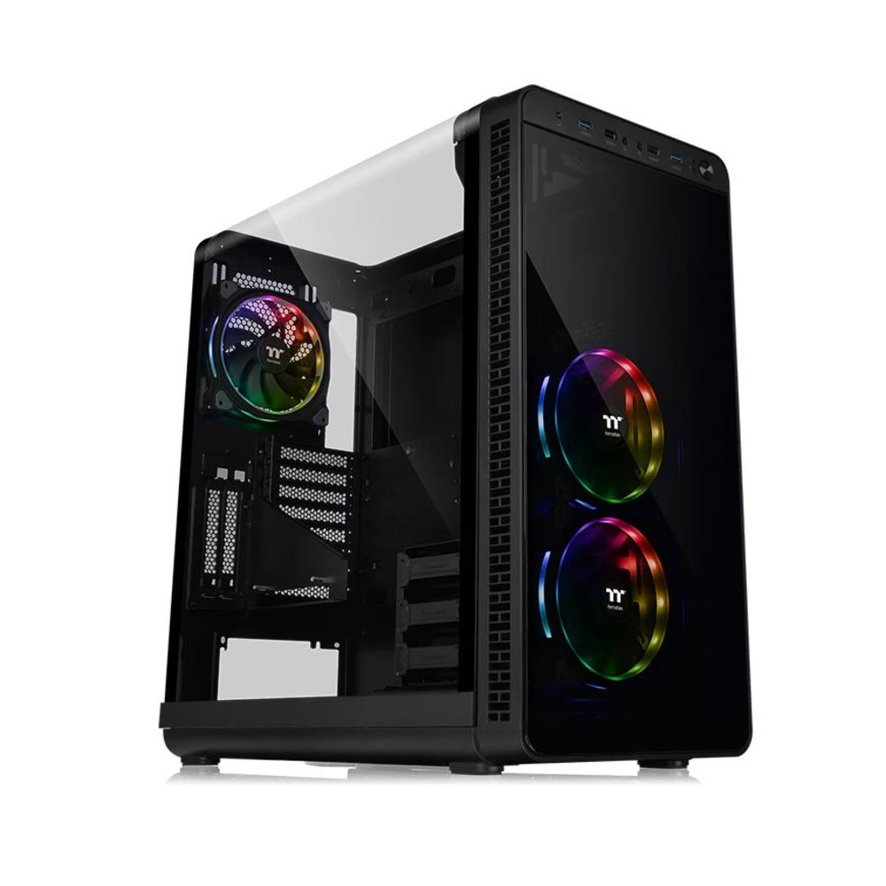 Корпус Thermaltake View 37 RGB Plus/Black/Win/Riing Plus RGB H14 RGB Fan*3, CA-1J7-00M1WN-01