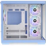 Корпус Thermaltake View 380 TG ARGB Hydrangea синий без БП ATX 9x120mm 5x140mm 1x200mm 2xUSB3.0 audio bott PSU
