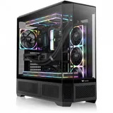 Компьютерный корпус, Thermaltake, View 600 TG, CA-11H-00F1WN-00, ATX / Micro ATX / Mini ITX / E-ATX, 3*3.5"/1*2.5", Высота кулера до 175 мм, Длина VGA до 480 мм, 560 x 249 x 584 мм, Без Б/П, Черный