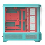 Компьютерный корпус, Thermaltake, View 600 TG Mint Strawberry, CA-11H-00FLWN-00, E-ATX / ATX, 3*3.5"/3*2.5", Высота кулера до 175 мм, Длина VGA до 480 мм, 560 249 584 мм, Без Б/П, Голубой