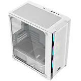 Корпус Wintek Andromeda D531-W TG, Mid Tower, Micro ATX, White, 1x2.5"/2x3.5", 3xUSB , Mic+Audio,RGB