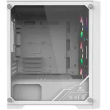 Корпус Wintek Andromeda D531-W TG, Mid Tower, Micro ATX, White, 1x2.5"/2x3.5", 3xUSB , Mic+Audio,RGB