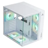 Case ATX midi tower Wintek, Cube pro V909-W TG, (без БП), White