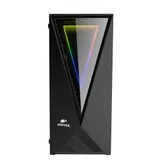 Корпус Wintek Space JX188-5 TG, Mid Tower, ATX, Black, 2x3.5"/2x2.5" HDD, 2xUSB, 2xUSB3.0, Mic+Audio