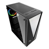 Корпус Wintek Space JX188-5 TG, Mid Tower, ATX, Black, 2x3.5"/2x2.5" HDD, 2xUSB, 2xUSB3.0, Mic+Audio