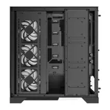Корпус XPG INVADER X BLACK (INVADERXMT-BKCWW) Mid-Tower Gaming ATX PC Case with Panoramic View, Tempered Glass Panels, and RGB Lighting Black