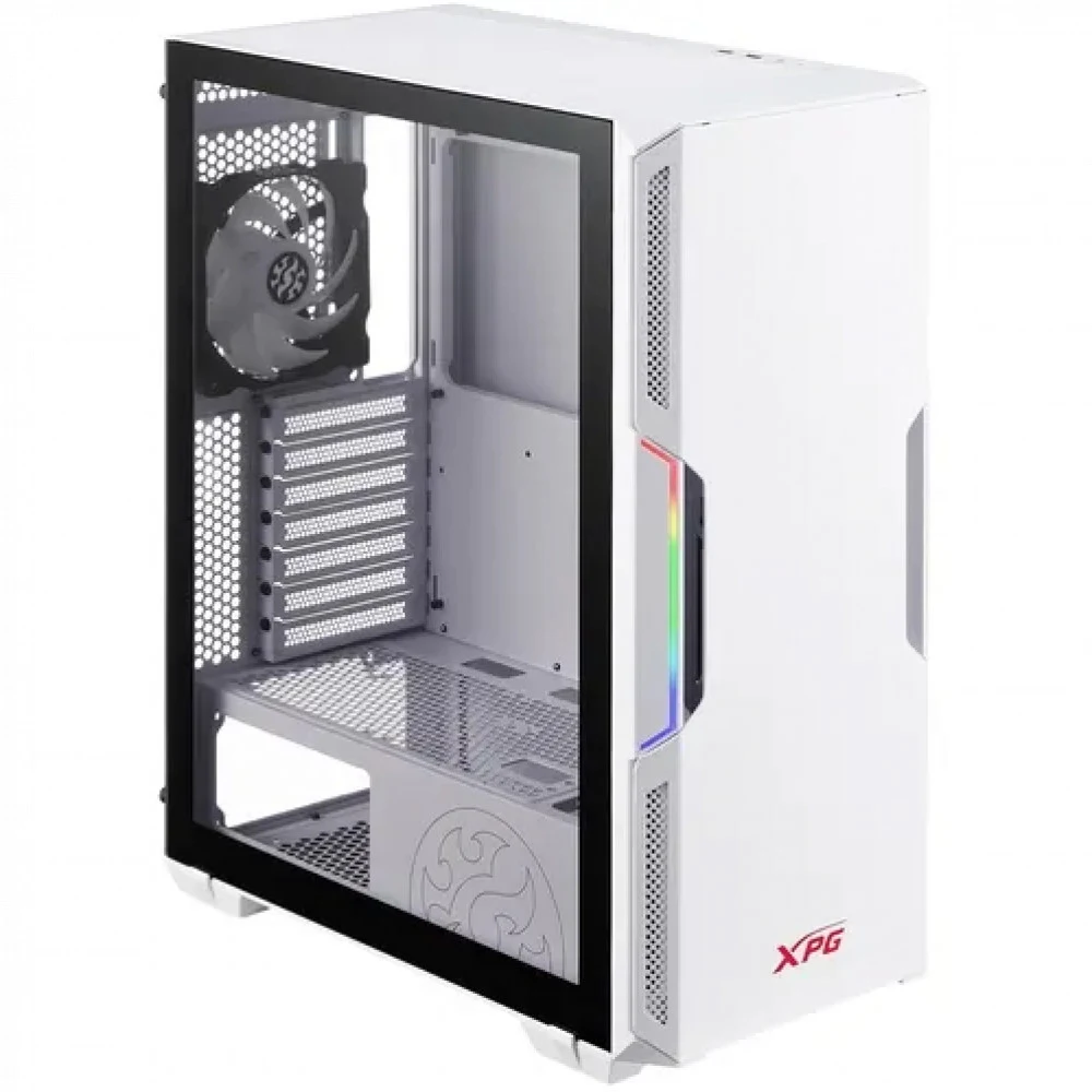 Компьютерный корпус, XPG, Starker STARKER-WHCWW, Mini-ITX, Micro-ATX, ATX, 2*USB 3.0, HD-Audio+Mic, 1*LED Control Button, 1*XPG VENTO 120, 1*XPG VENTO 120 ARGB, Высота процессорного кулера до 165мм,