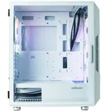 Компьютерный корпус, Zalman, i3 NEO White, Mid- Tower, ATX / M-ATX / Mini-ITX, USB2.0, 2*USB3.0, Audio/Mic, 1*120 мм RGB LED (зад.панель) / 3*120 мм RGB LED (перед.панель), Высота процессорного куле