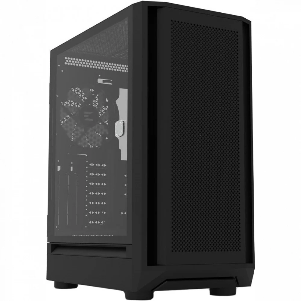 корпус ZALMAN i6, EATX, BLACK, FRONT MESH, WINDOW, 2x3.5", 3x2.5", 1xUSB2.0, 1xUSB3.0, 1xUSB Type C, FRONT 3x140mm RGB LED, REAR 1x140mm RGB LED