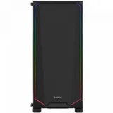 ZALMAN K1 Rev.B, ATX, BLACK, WINDOW, EDGE RGB DESIGN, 2x3.5", 2x2.5", 2xUSB2.0, 2xUSB3.0, FRONT 1x120mm, REAR 1x120mm ARGB