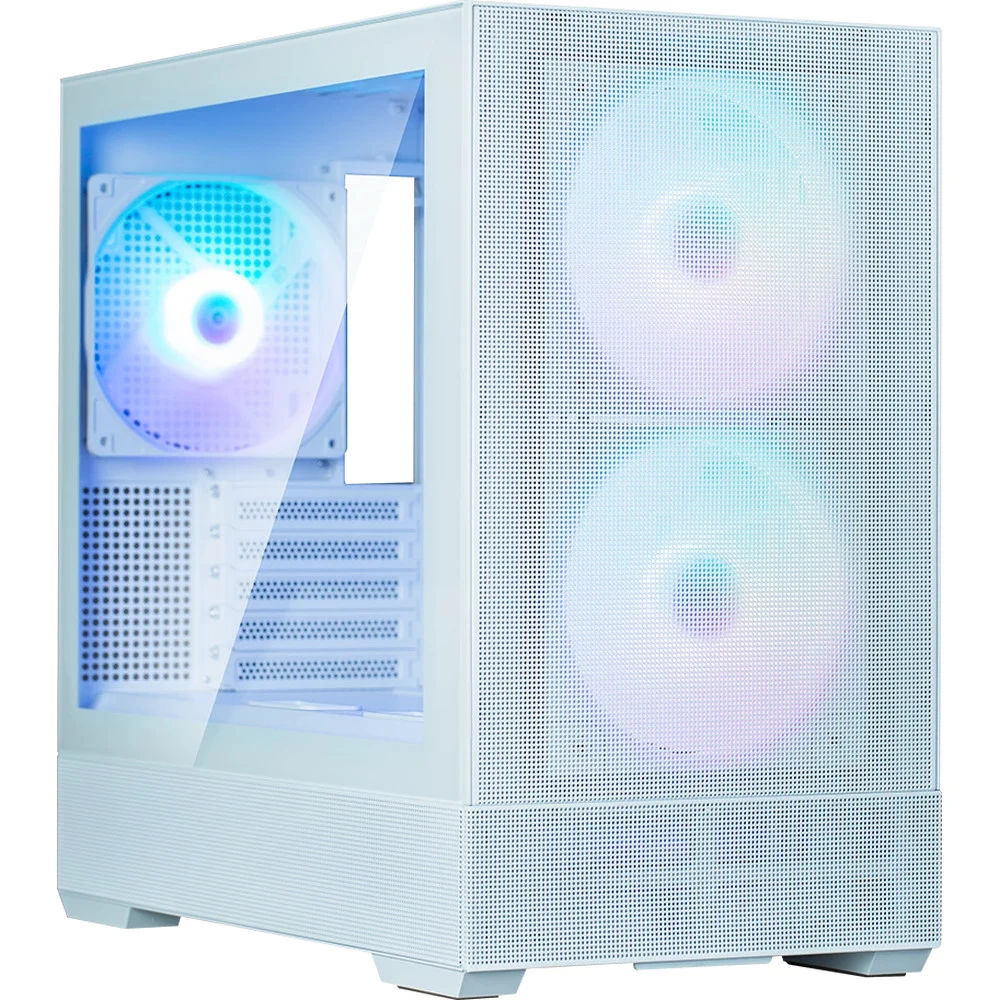 Компьютерный корпус, Zalman, P30 AIR White, P30 AIR White, Micro-ATX, 2*3.5"/1*2.5", Высота кулера до 181 мм, Длина VGA до 397 мм, 452х235х420 мм, Без Б/П, Белый
