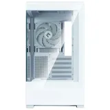 Компьютерный корпус, Zalman, P30 White V2, P30 White V2, Micro-ATX, 2*3.5"/1*2.5", Высота кулера до 173 мм, Длина VGA до 420 мм, 452х235х429 мм, Без Б/П, Белый