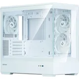 Корпус MiniTower Zalman P30 White V2 (mATX, без БП, ARGB, USB3.2 Type-A + USB3.2 Type-C) (Zalman P30 White V2)