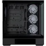 Корпус ZALMAN P40 DS, ATX, BLACK, WINDOW, 9.1-inch LCD screen, 2xCombo(2.5” or 3.5”), 1x2.5”, 1xUSB TYPE-C, 2xUSB3.0, SIDE 3x120mm ARGB, REAR 1x120mm ARGB