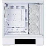 корпус ZALMAN P40 DS, ATX, WHITE, WINDOW, 9.1-inch LCD screen, 2xCombo(2.5” or 3.5”), 1x2.5”, 1xUSB TYPE-C, 2xUSB3.0, SIDE 3x120mm ARGB, REAR 1x120mm ARGB