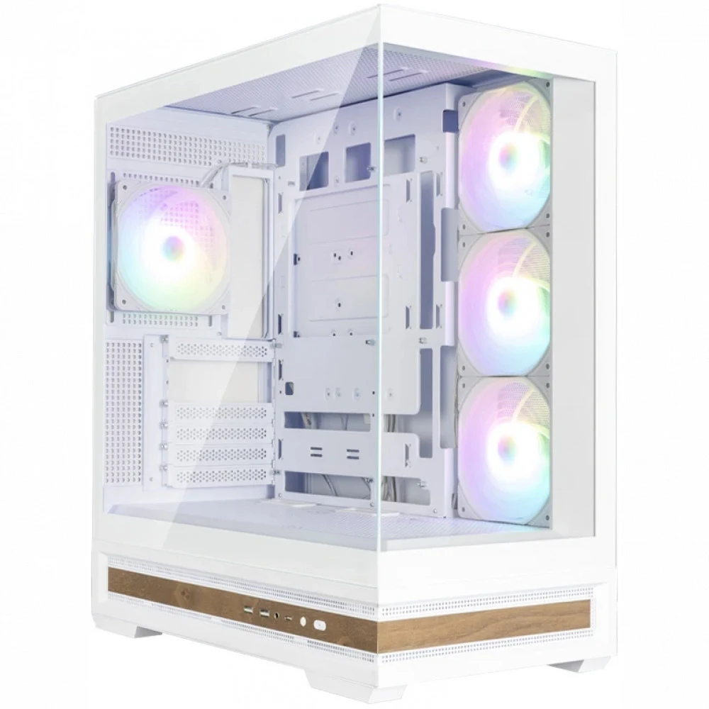 Компьютерный корпус, Zalman, P40 NAMU White, P40 NAMU White, ATX, 2*3.5"/1*2.5", Высота кулера до 165 мм, Длина VGA до 420 мм, 452х235х492 мм, Без Б/П, Белый