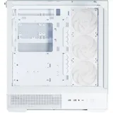корпус ZALMAN P40 Prism Plus, ATX, WHITE, WINDOW, 3xCombo (3.5'' or 2.5"), 1xUSB TYPE-C, 2xUSB3.0, SIDE 3x120mm ARGB, REAR 1x120mm ARGB