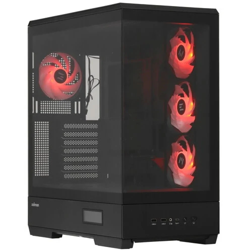 ZALMAN P50 DS, ATX, BLACK, WINDOW, 2x3.5", 3x2.5", 1xUSB TYPE-C, 2xUSB3.0, SIDE 3x120mm ARGB, REAR 1x120mm ARGB
