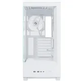 Корпус MidiTower Zalman P50 DS white (ATX, WINDOW, 2x3.5", 3x2.5", 1xUSB TYPE-C, 2xUSB3.0, SIDE 3x120mm ARGB, REAR 1x120mm ARGB) (Zalman P50 DS white)