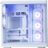 Компьютерный корпус, Zalman, P60 White, P60 White, ATX, 1*3.5"/1*2.5", Высота кулера до 170 мм, Длина VGA до 435 мм, 475х290х478 мм, Без Б/П, Белый