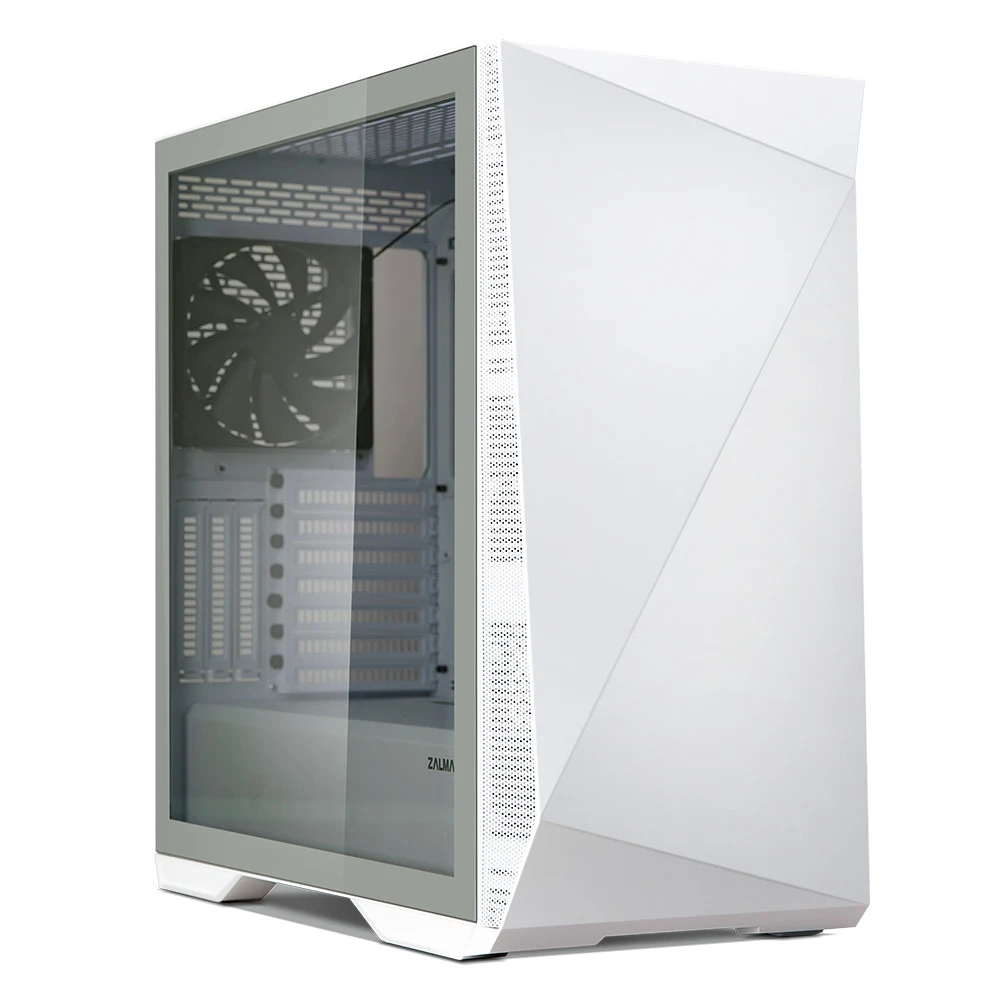 Корпус ZALMAN Z9 Iceberg MS, EATX, WHITE, WINDOW, 4x3.5", 5x2.5", 2xUSB2.0, 2xUSB3.0, 1xUSB 3.1 Gen2 Type-C, FRONT 3x140mm ARGB, REAR 1x140mm ARGB