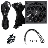Блок питания, 1STPLAYER, HA 750W BK, 750W, ATX, 80+, APFC, 20+4pin, 2*4+4pin, 4*Sata, 2*Molex, 2*PCI-E 6+2-pin, Non-modular, Вентиялтор 14см, 145х150х86мм, Черный