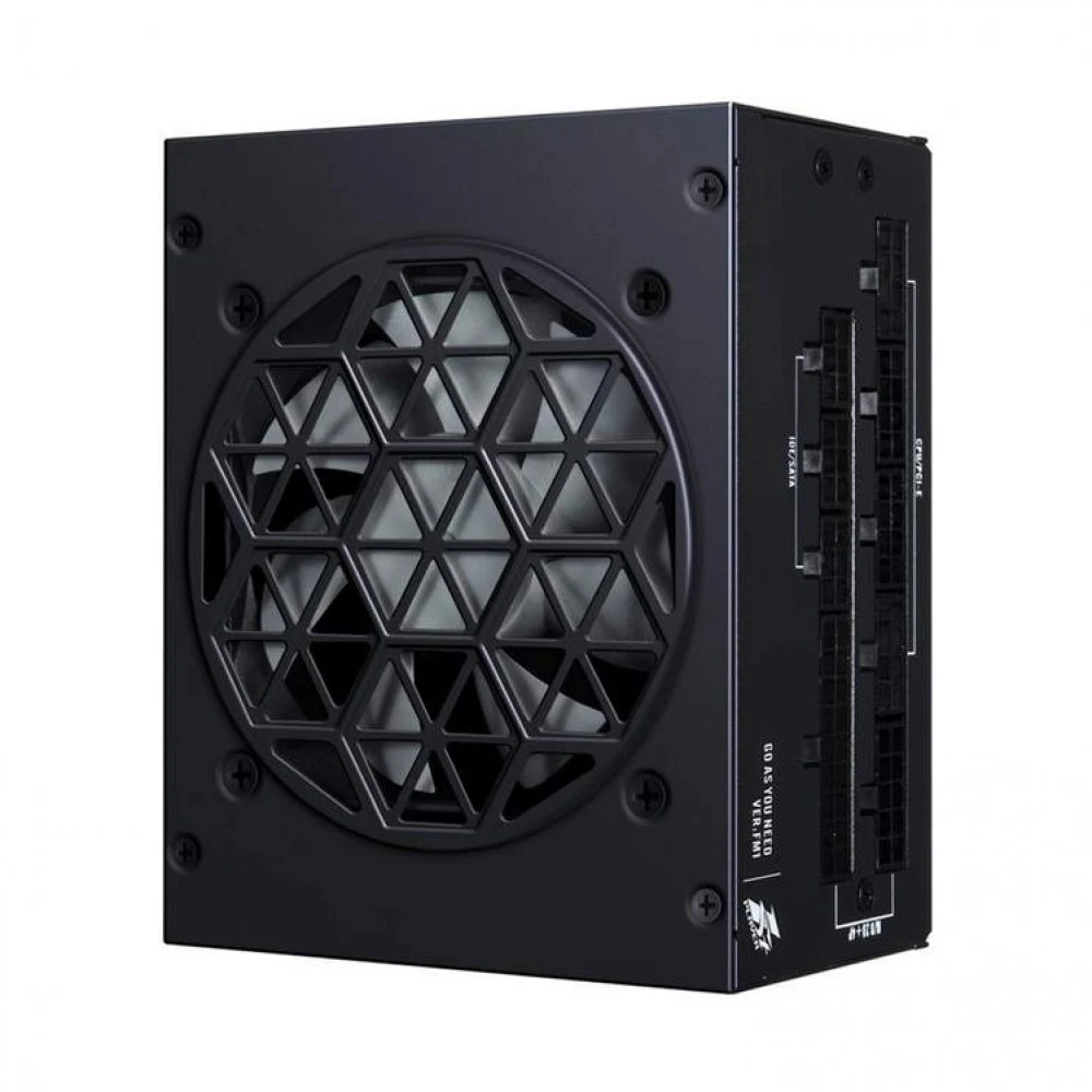 Блок питания, 1STPLAYER, SFX, SFX-PLT-850-BK-EU, 850W, SFX, APFC, GOLD, 20+4pin, 4+4pin, 8*Sata, 4*Molex, 2*PCI-E 6+2pin, 1*(16pin)12VHPWR, Modular, Вентилятор 8см, 100х125х63.5мм, Черный